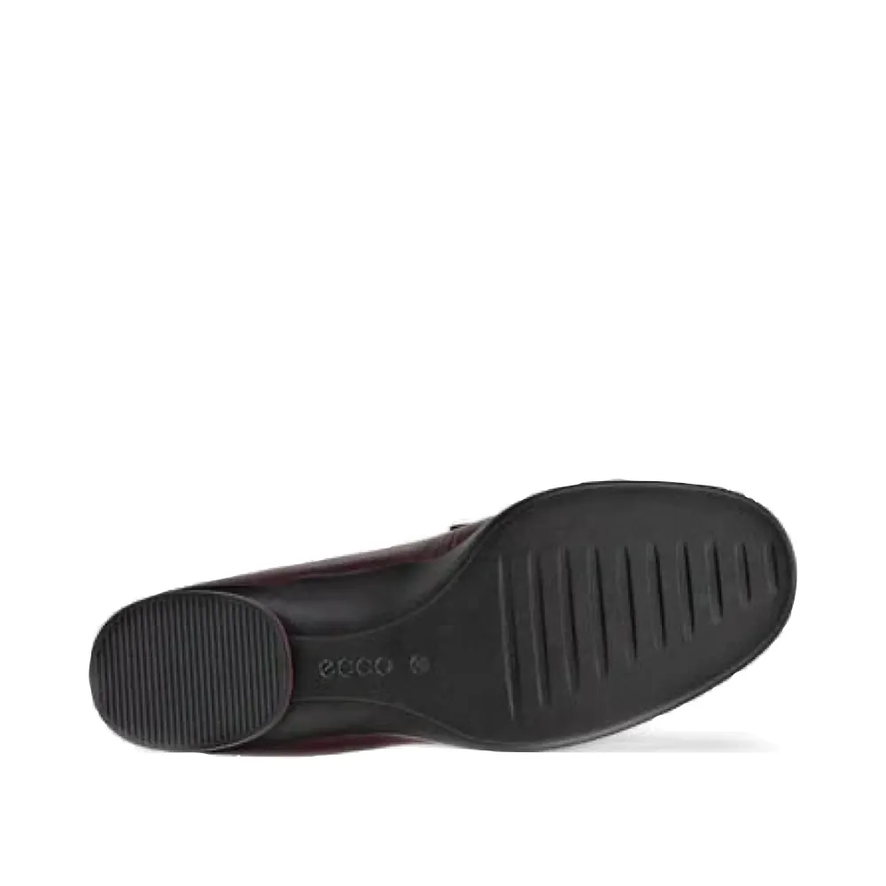 Mule en cuir sculpté LX pour femme Ecco en figue
