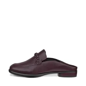 Mule en cuir sculpté LX pour femme Ecco en figue