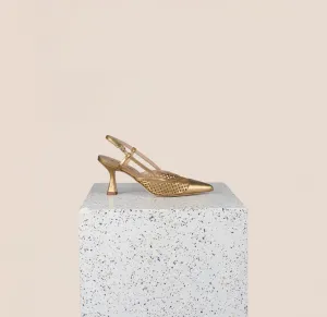 Emma - Feuille d'or perforée