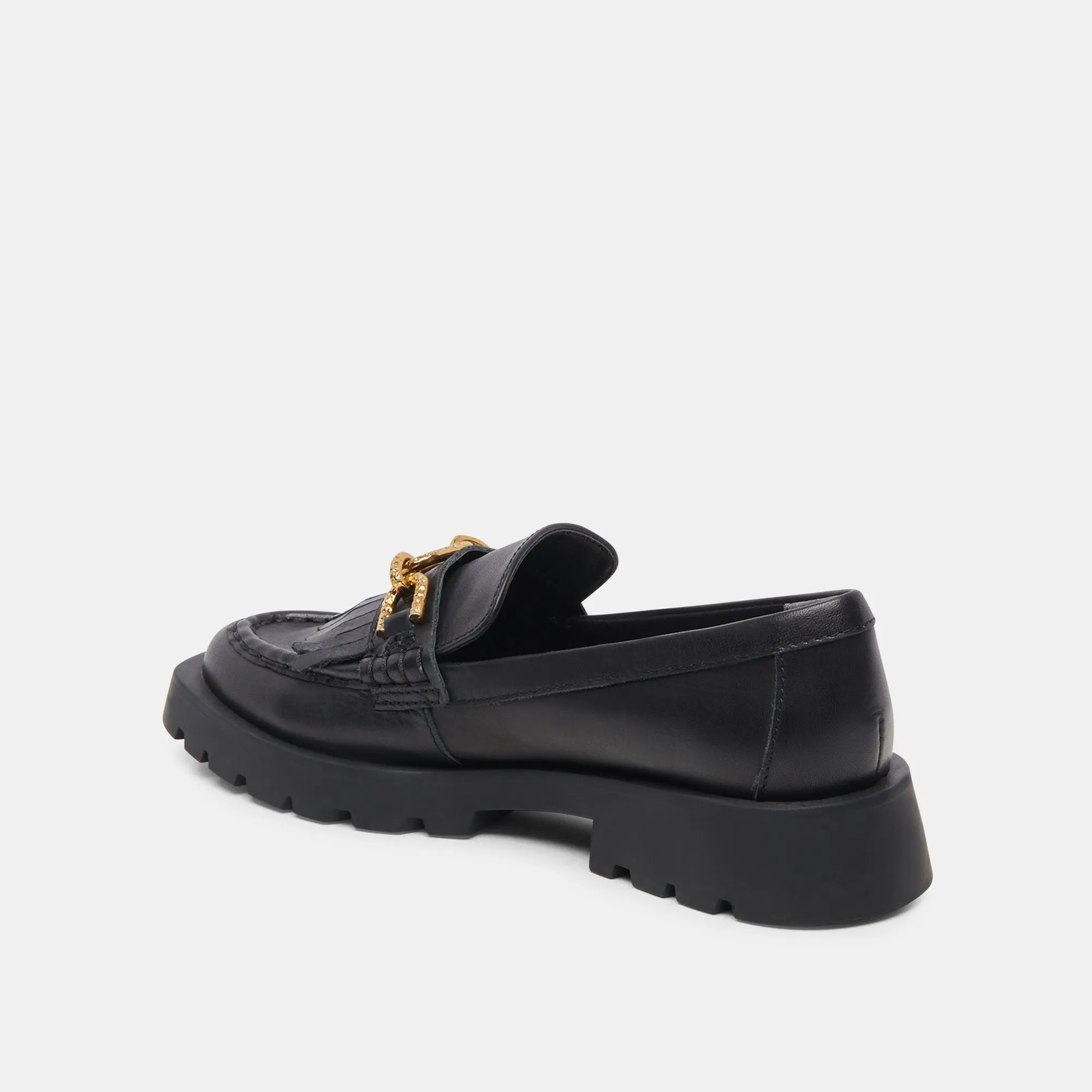 ERNA FLATS CUIR NOIR