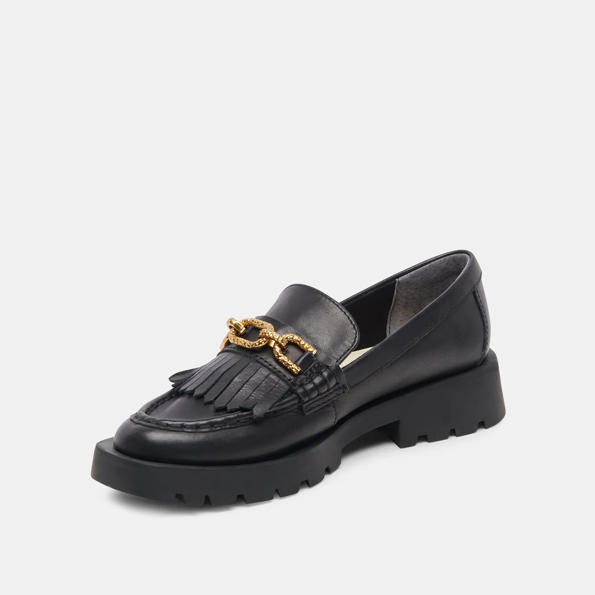 ERNA FLATS CUIR NOIR