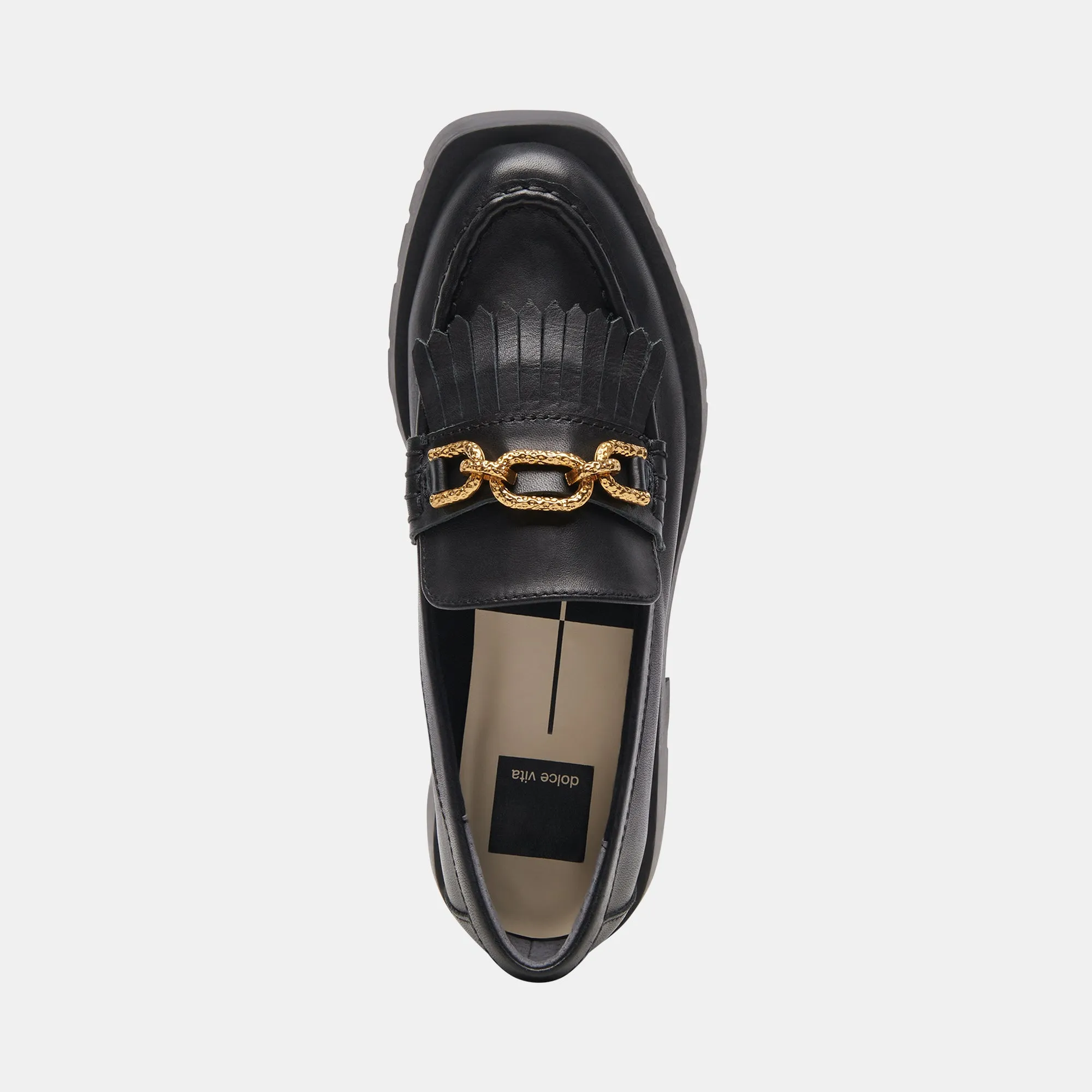 ERNA FLATS CUIR NOIR
