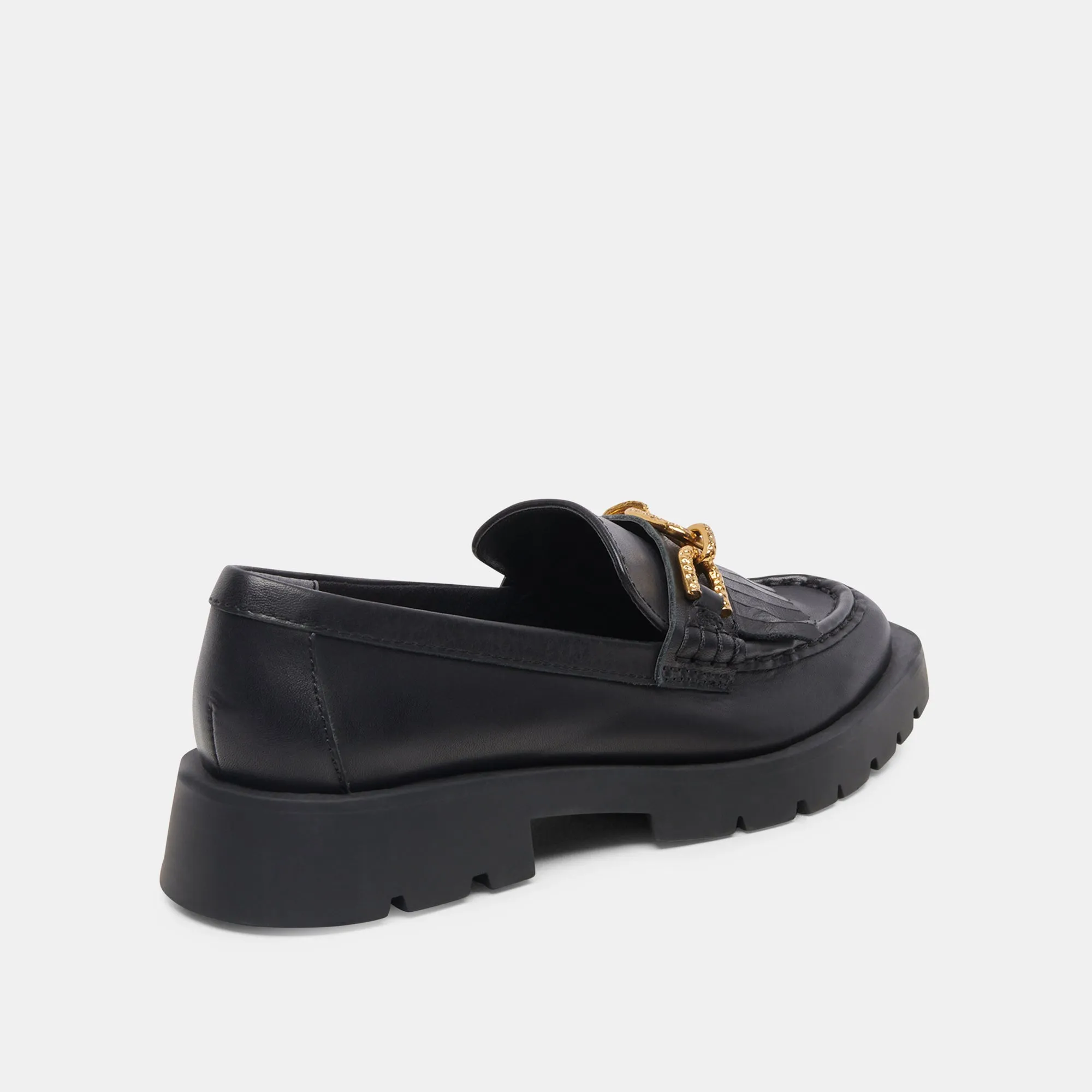ERNA FLATS CUIR NOIR