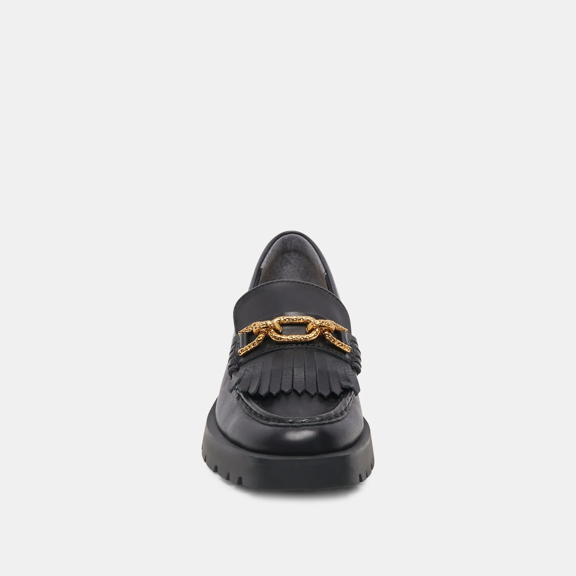 ERNA FLATS CUIR NOIR