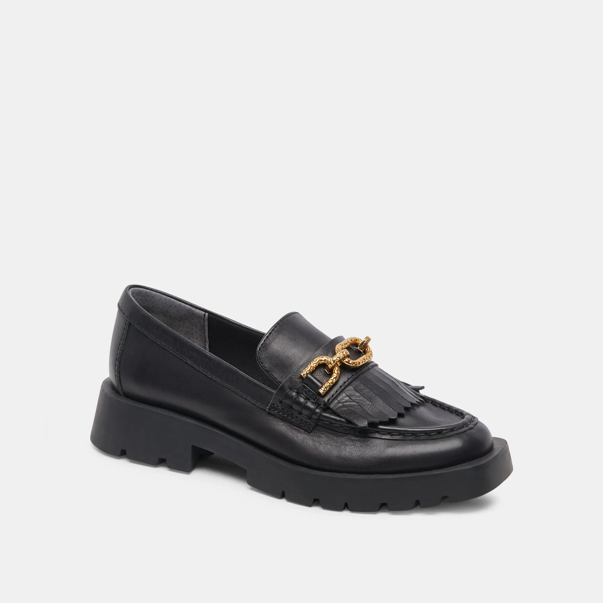 ERNA FLATS CUIR NOIR
