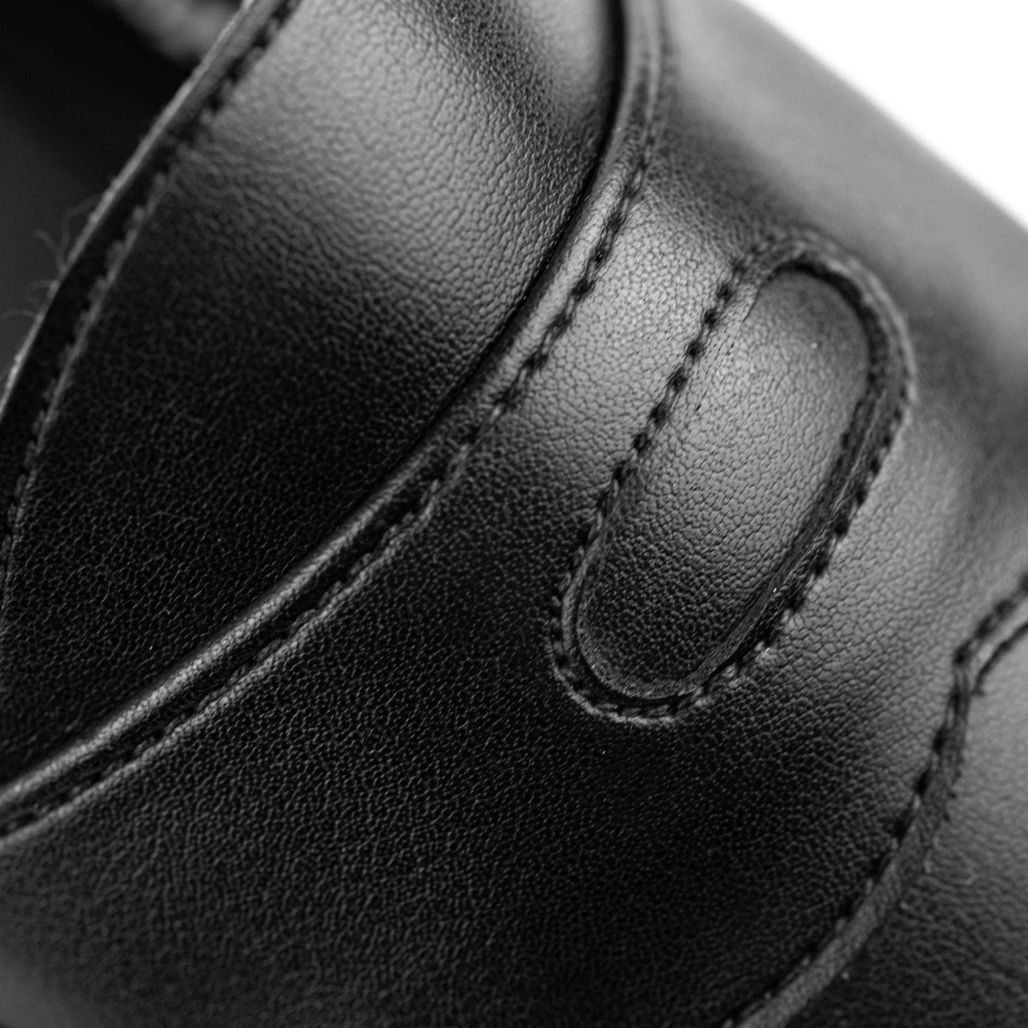 Fitzroy Penny Cactus Cuir Végan Mocassin | Noir
