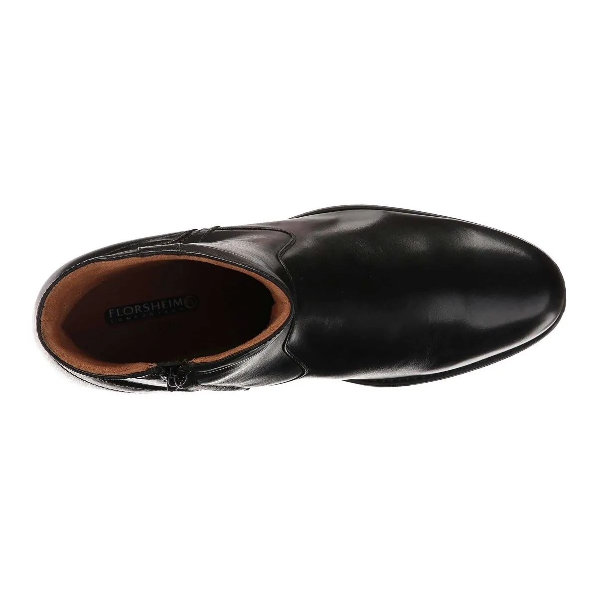Botte à fermeture éclair à bout rond Florsheim pour homme - Noir