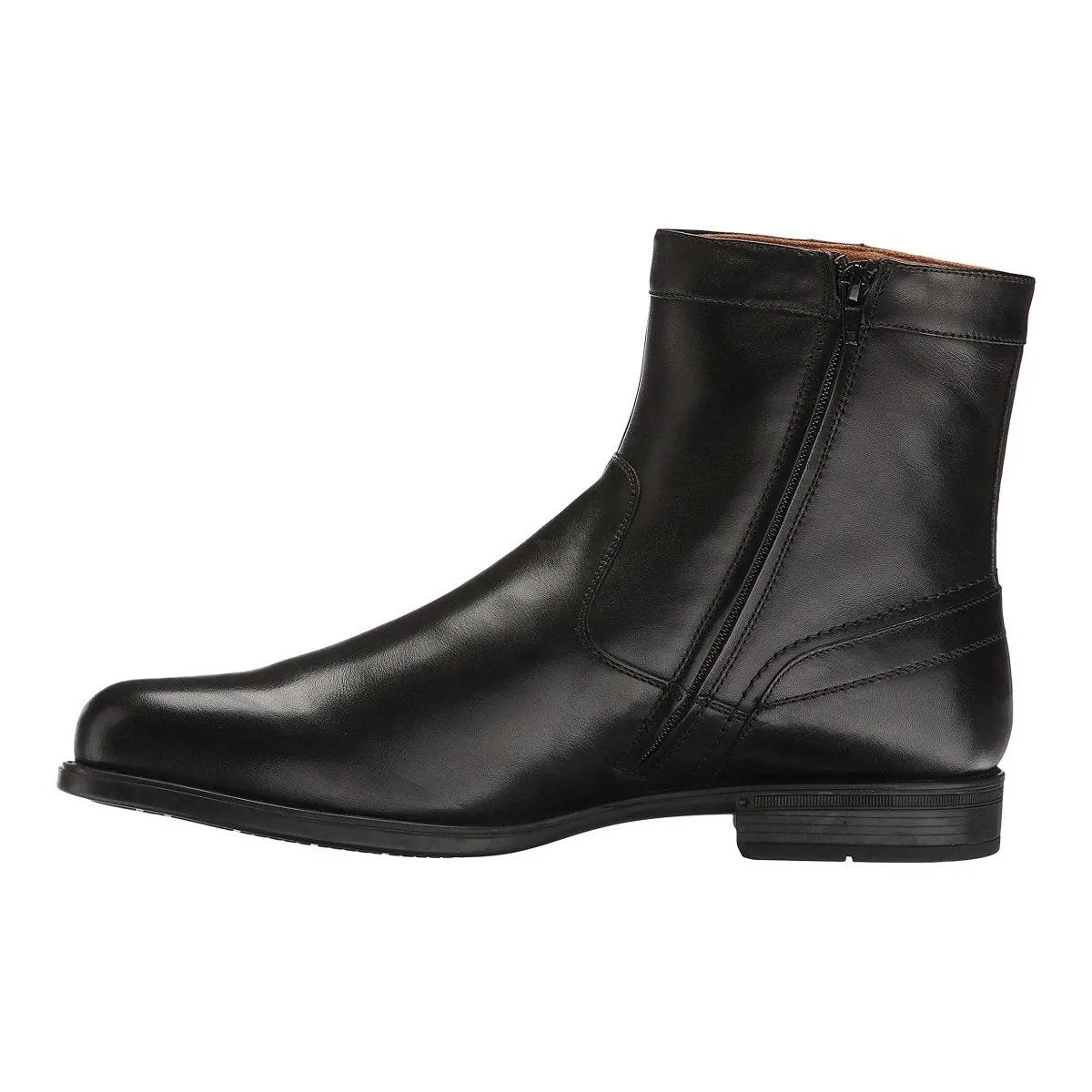 Botte à fermeture éclair à bout rond Florsheim pour homme - Noir