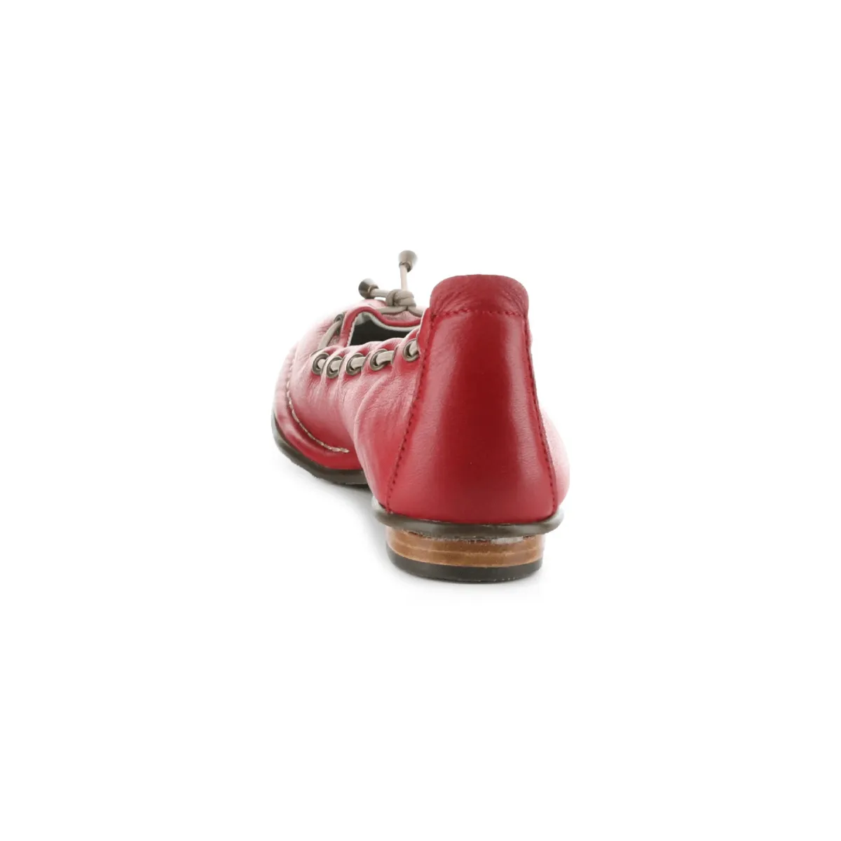 Fly London Femme BAPI264 Velours Rouge en Cuir