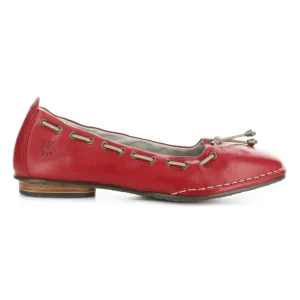 Fly London Femme BAPI264 Velours Rouge en Cuir