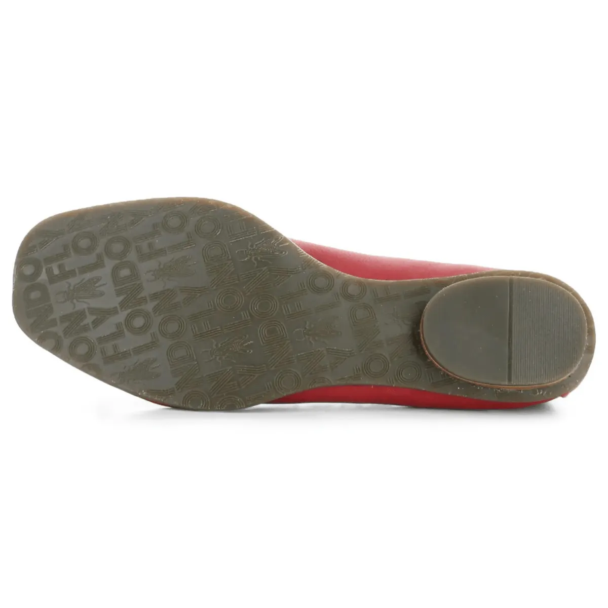 Fly London Femme BAPI264 Velours Rouge en Cuir
