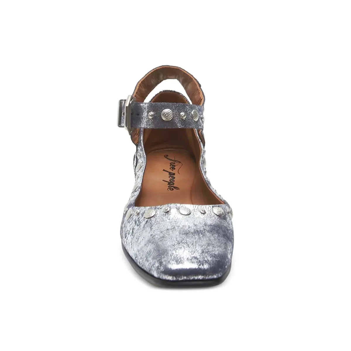 Free People Escarpins Femme Mystic Mary Jane Argent Usé