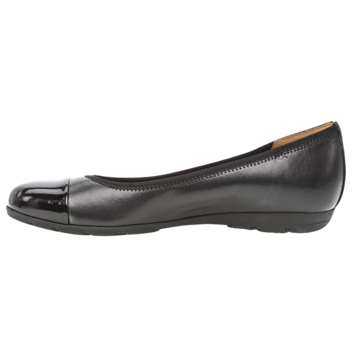 Gabor Femme 24.161.57 Ballerine à Bout Rond Noir Nappa