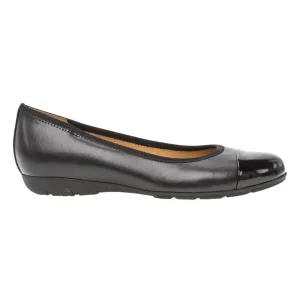 Gabor Femme 24.161.57 Ballerine à Bout Rond Noir Nappa