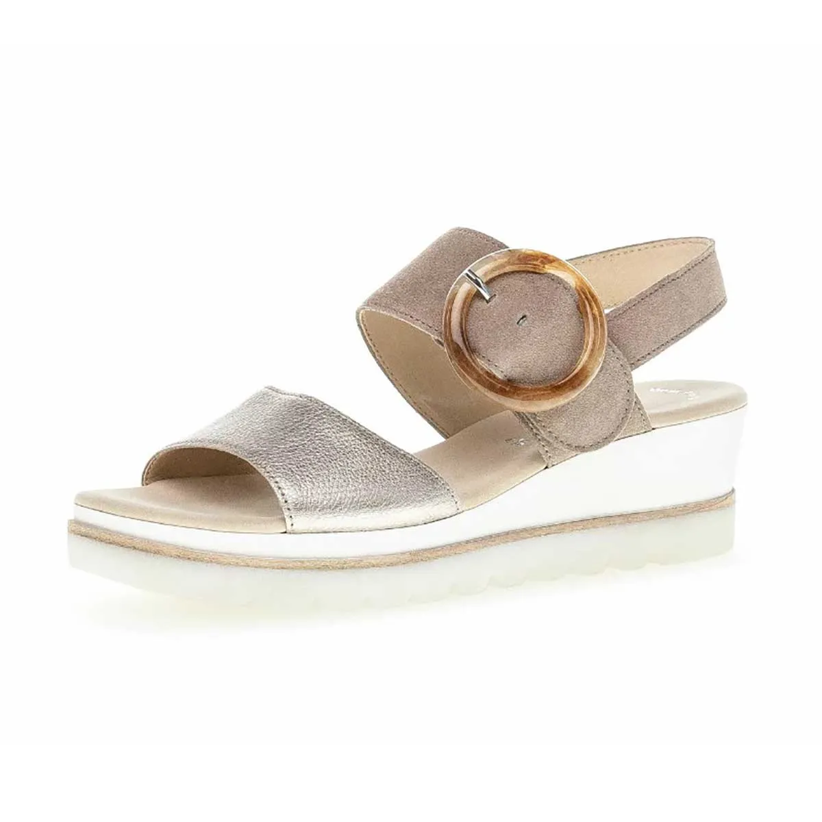 Gabor Femme 24.645-62 Suède Taupe Étain