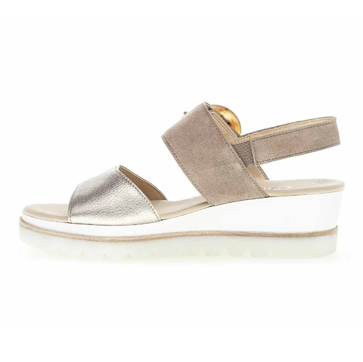 Gabor Femme 24.645-62 Suède Taupe Étain