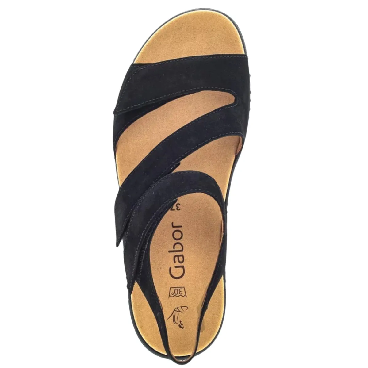Gabor Femme 43.600.17 Noir/Suede Noir