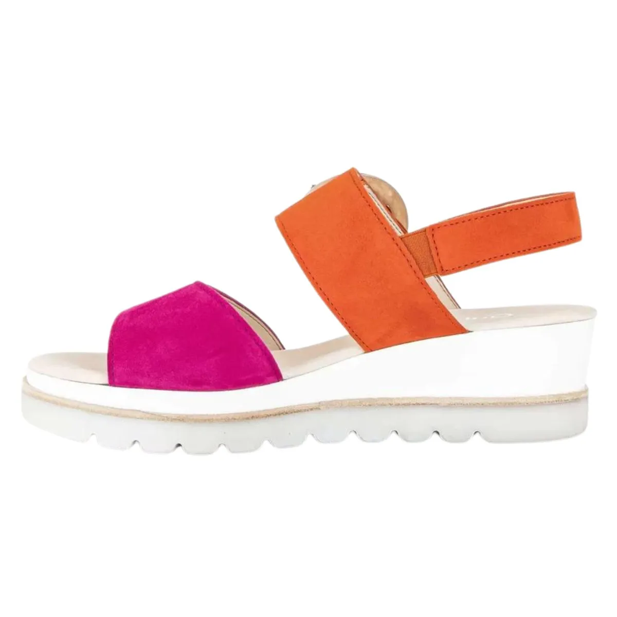 Sandale Gabor Femme 44.645-13 en Daim Orange/Rose
