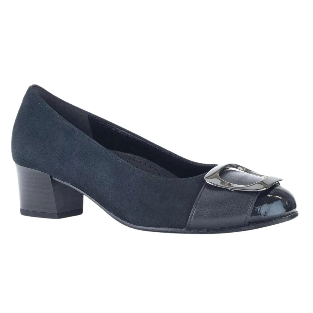Gabor Femme 52.222.36 Élégant Nubuck Bleu Foncé