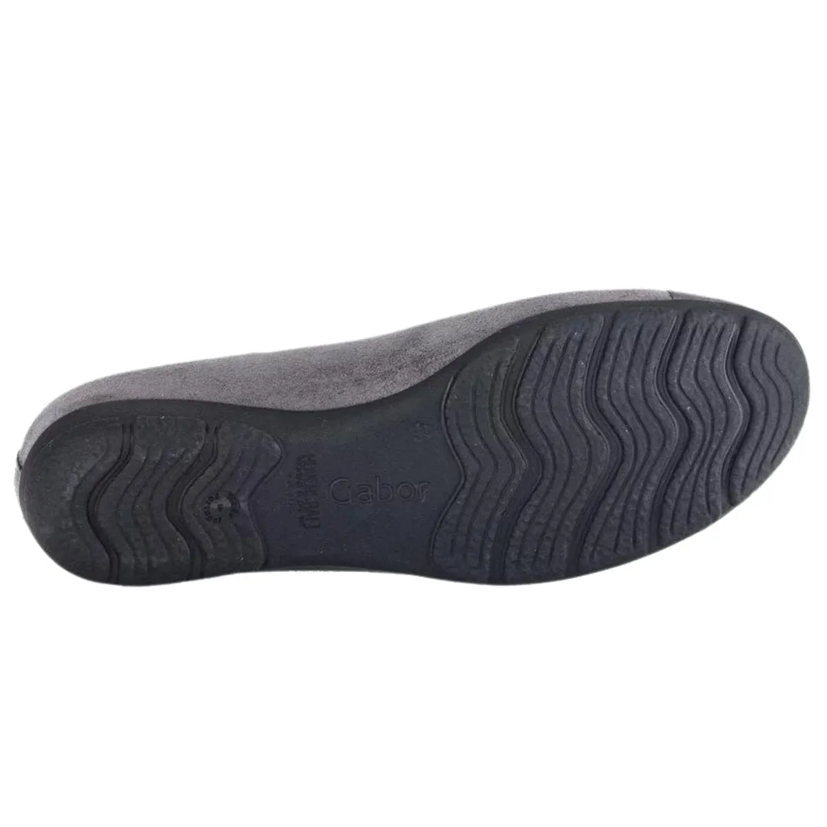 Gabor Femme 54.161.49 Ballerine Sportive Suédine Gris Foncé
