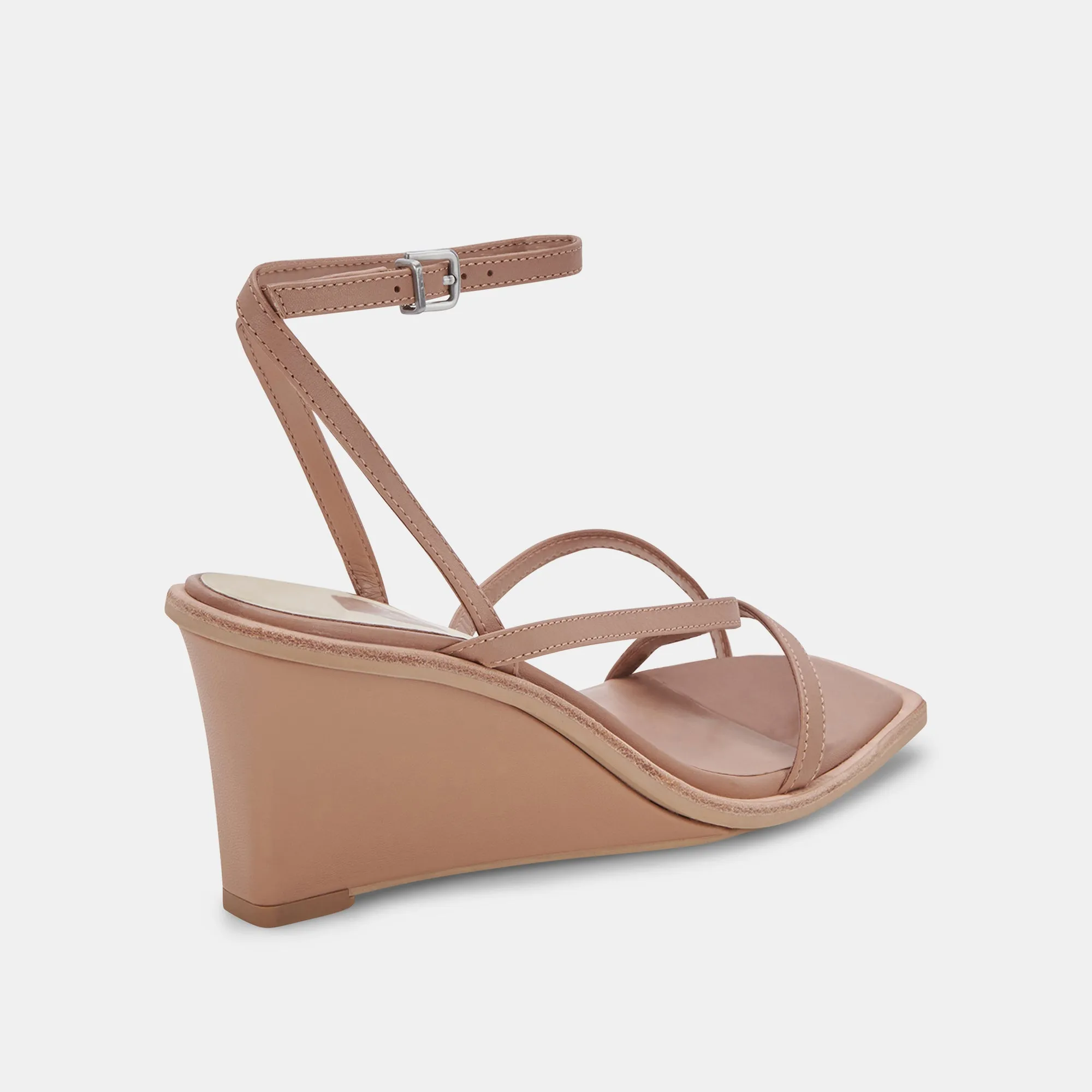 GEMINI WEDGES CAFE EN CUIR