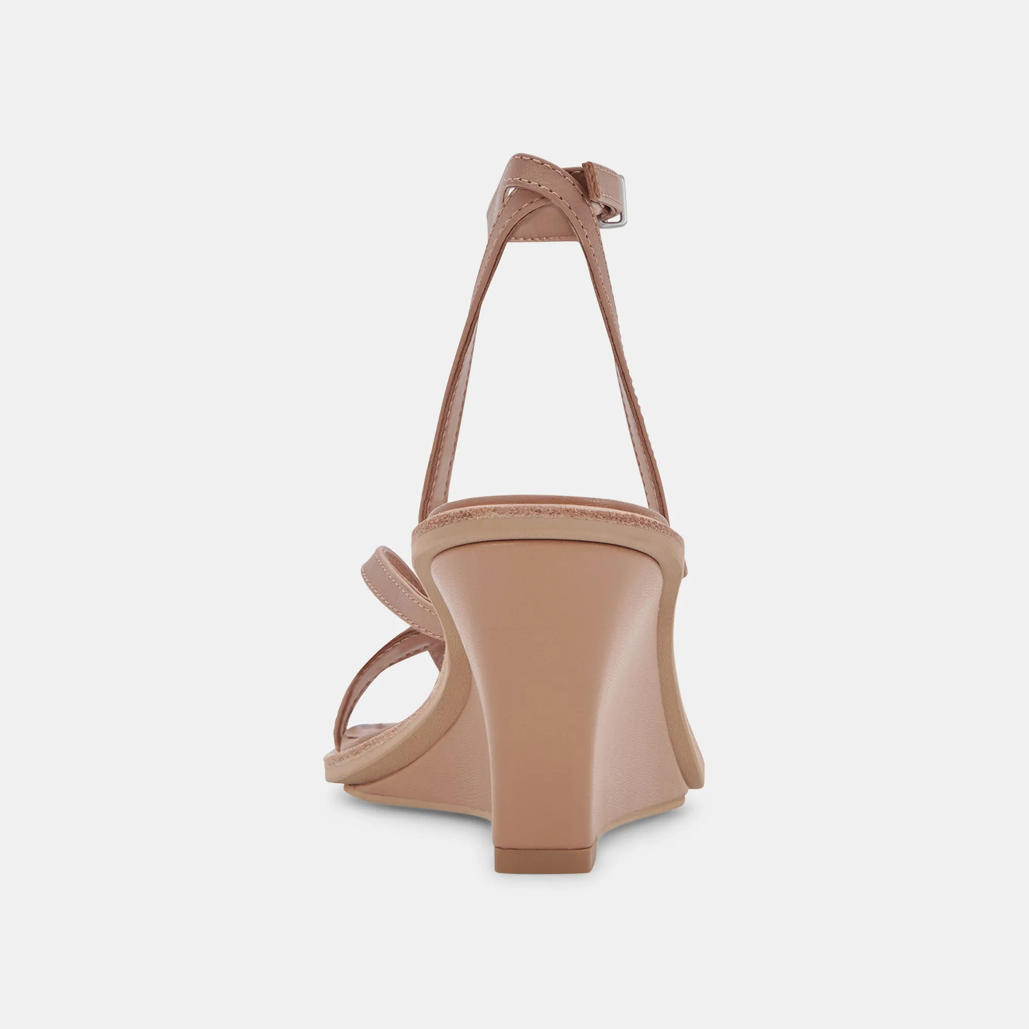 GEMINI WEDGES CAFE EN CUIR