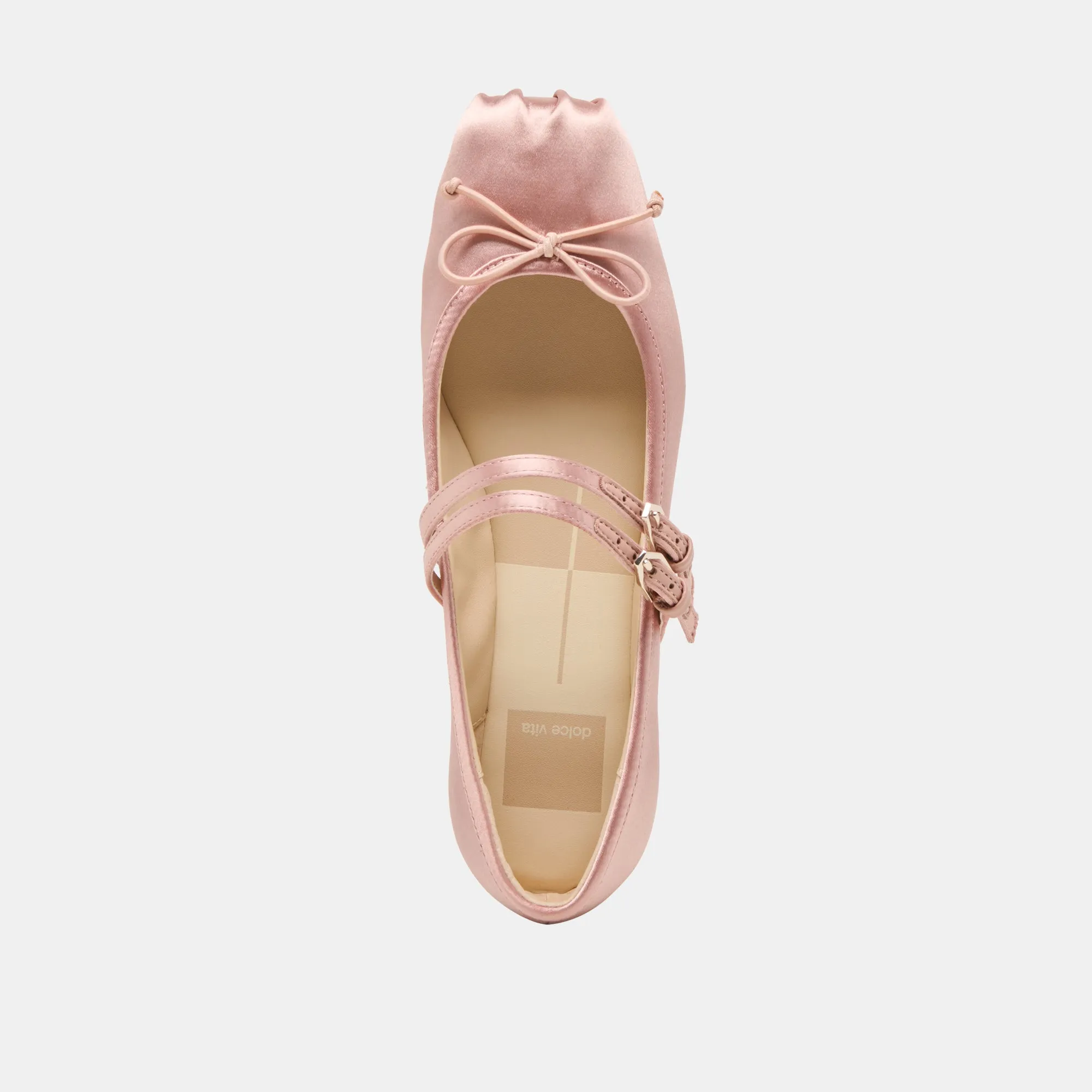 GIBSEN BALLERINES SATINÉES ROSE NAÇAR