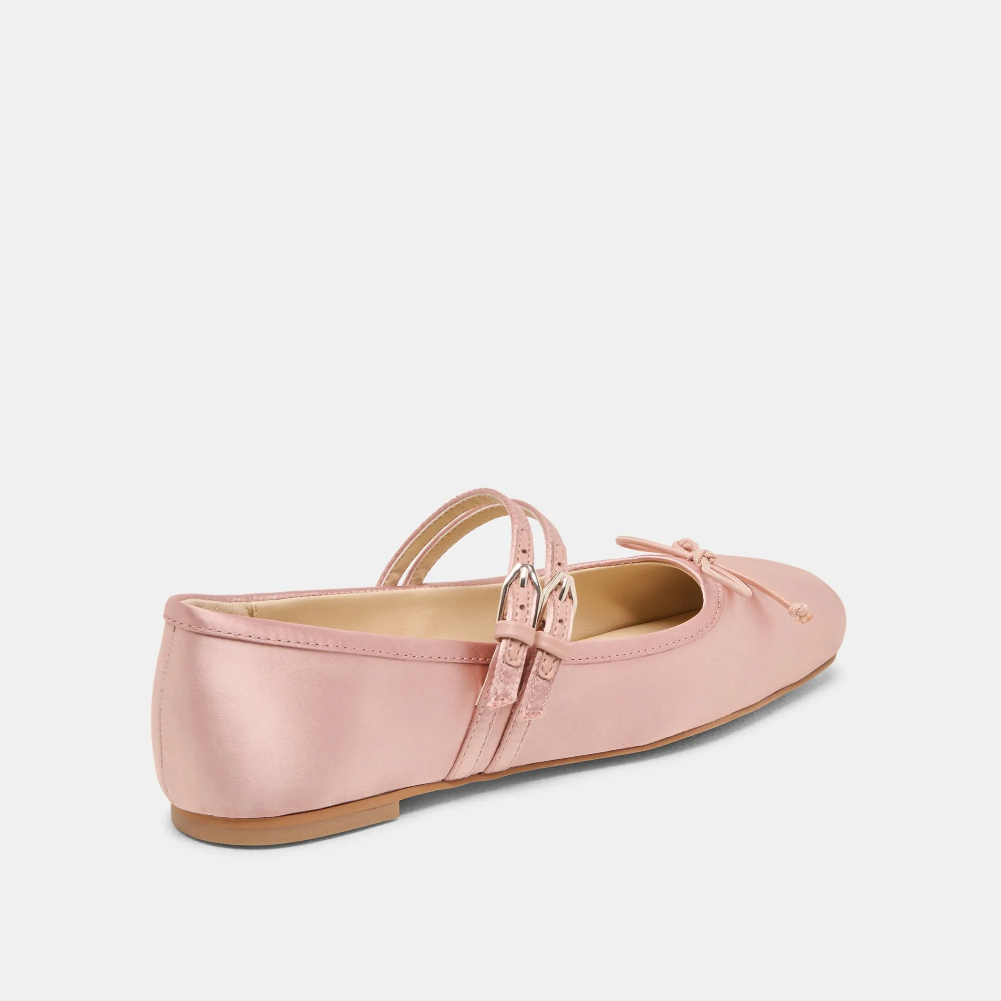 GIBSEN BALLERINES SATINÉES ROSE NAÇAR