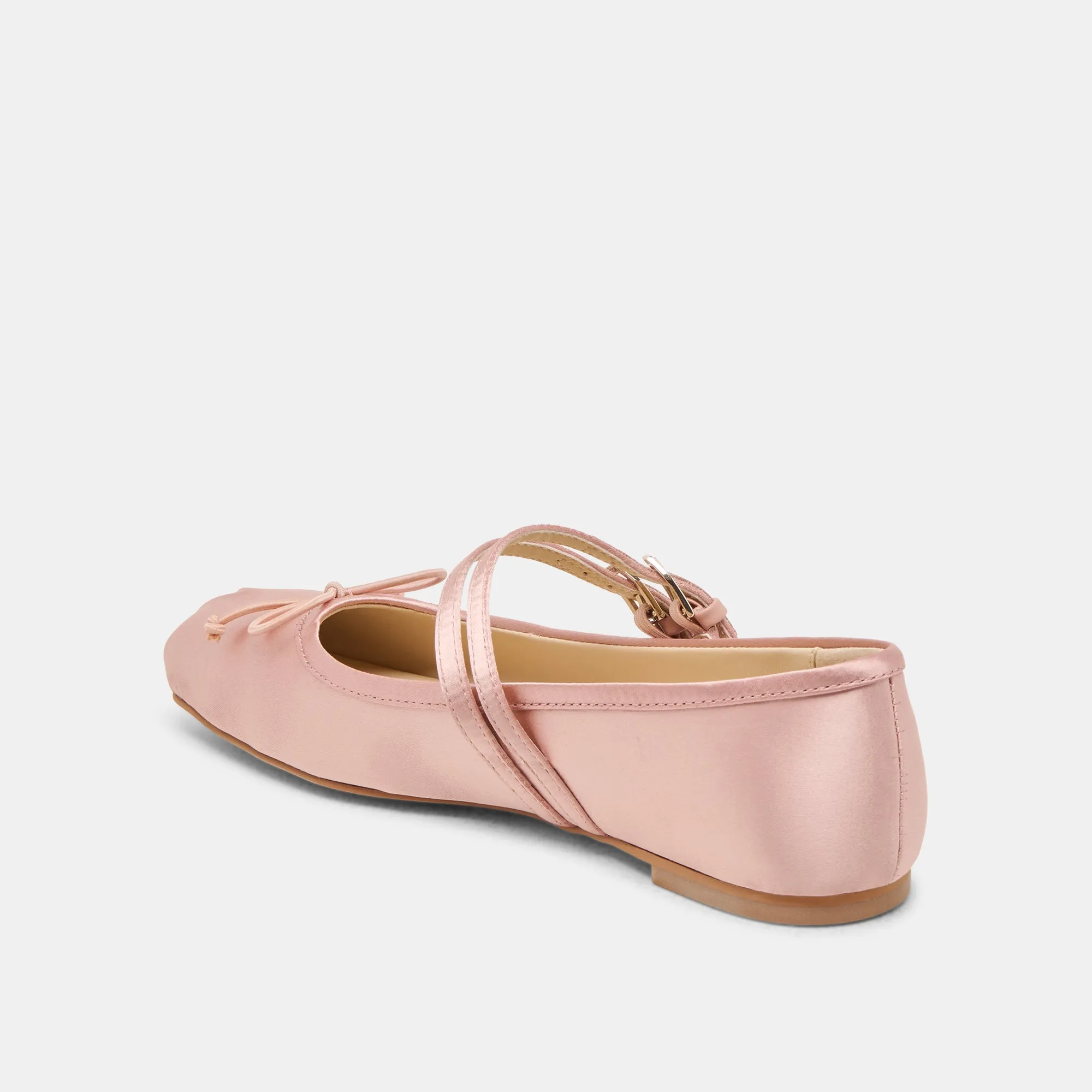 GIBSEN BALLERINES SATINÉES ROSE NAÇAR