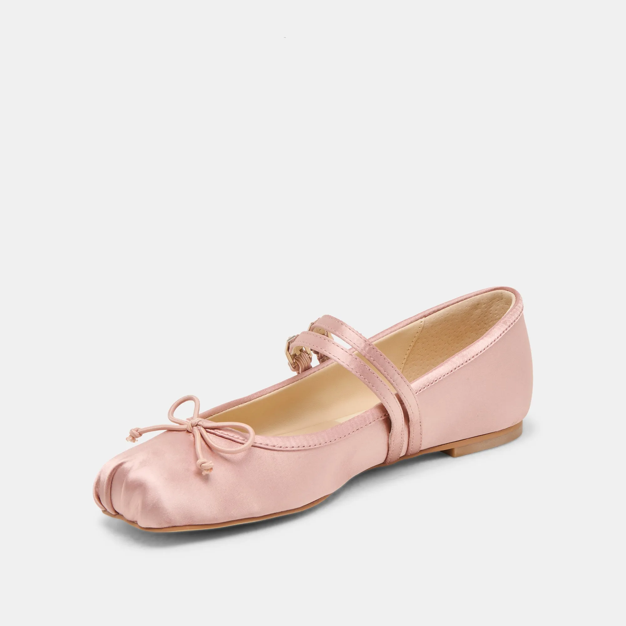 GIBSEN BALLERINES SATINÉES ROSE NAÇAR