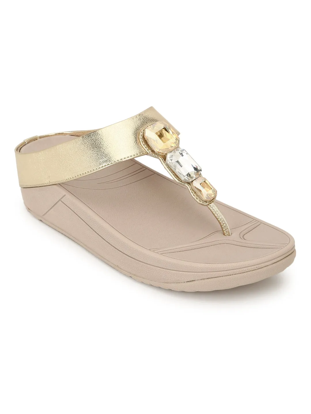 Ballerines Confort PU Or (TC-CD-804-GLD)