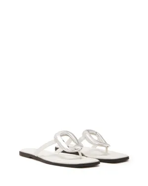 Sandale Guild Thong Blanc Lisse