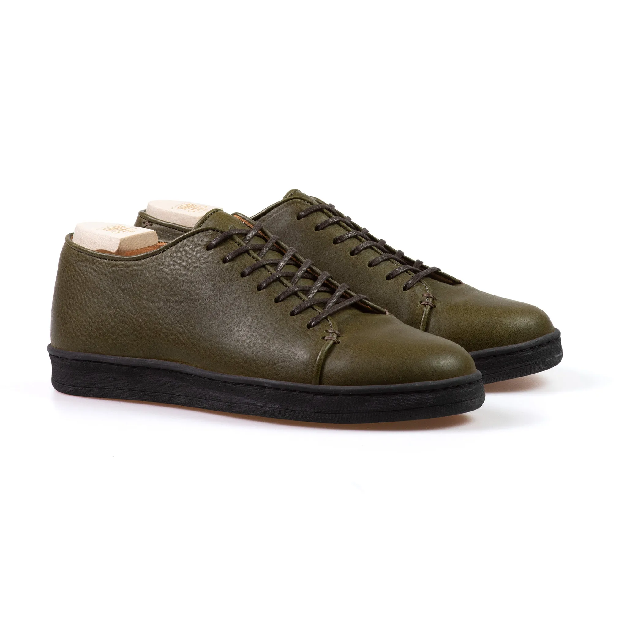 Harlestone Derby - Boîte Minerva Olive Badalassi