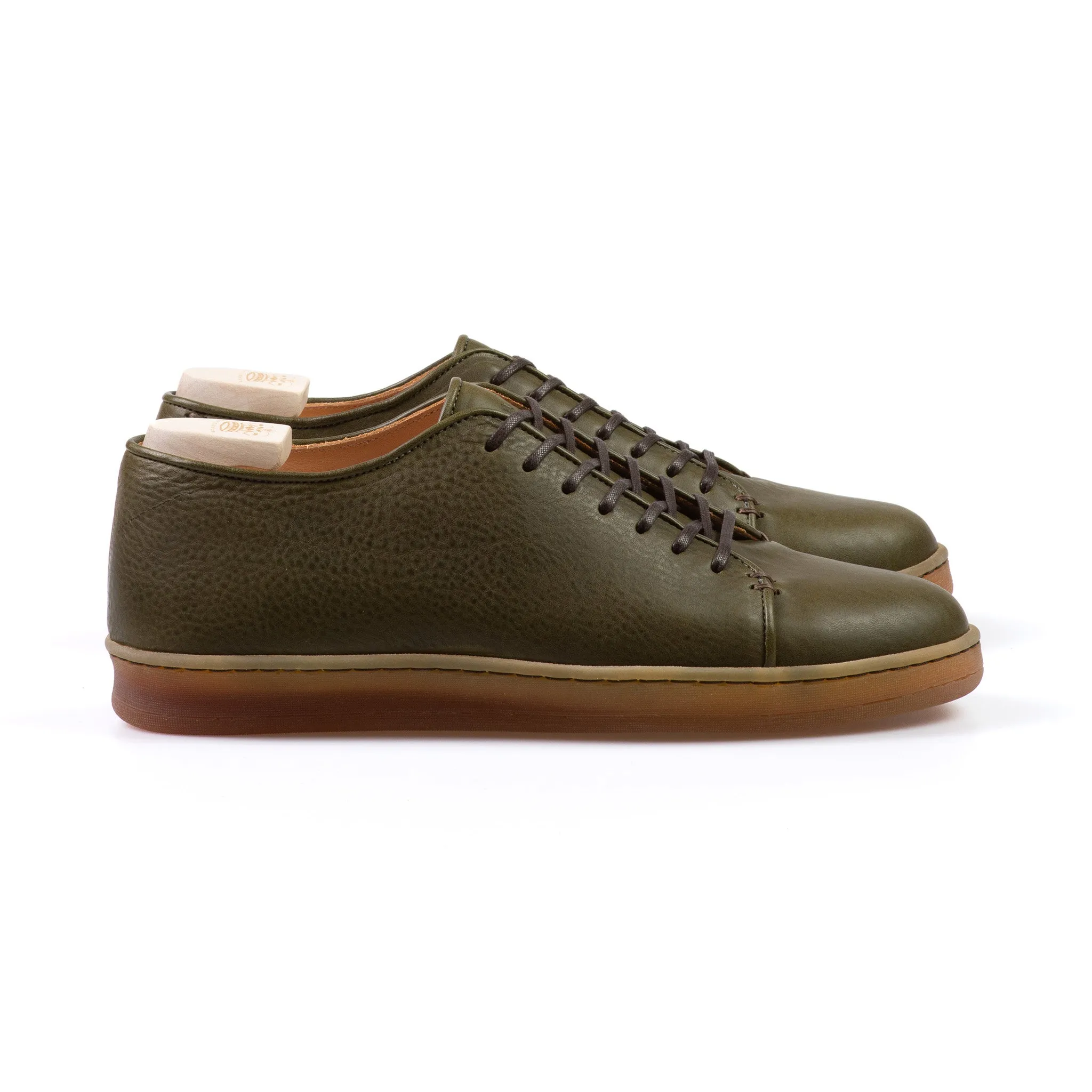 Harlestone Derby - Boîte Minerva Olive Badalassi