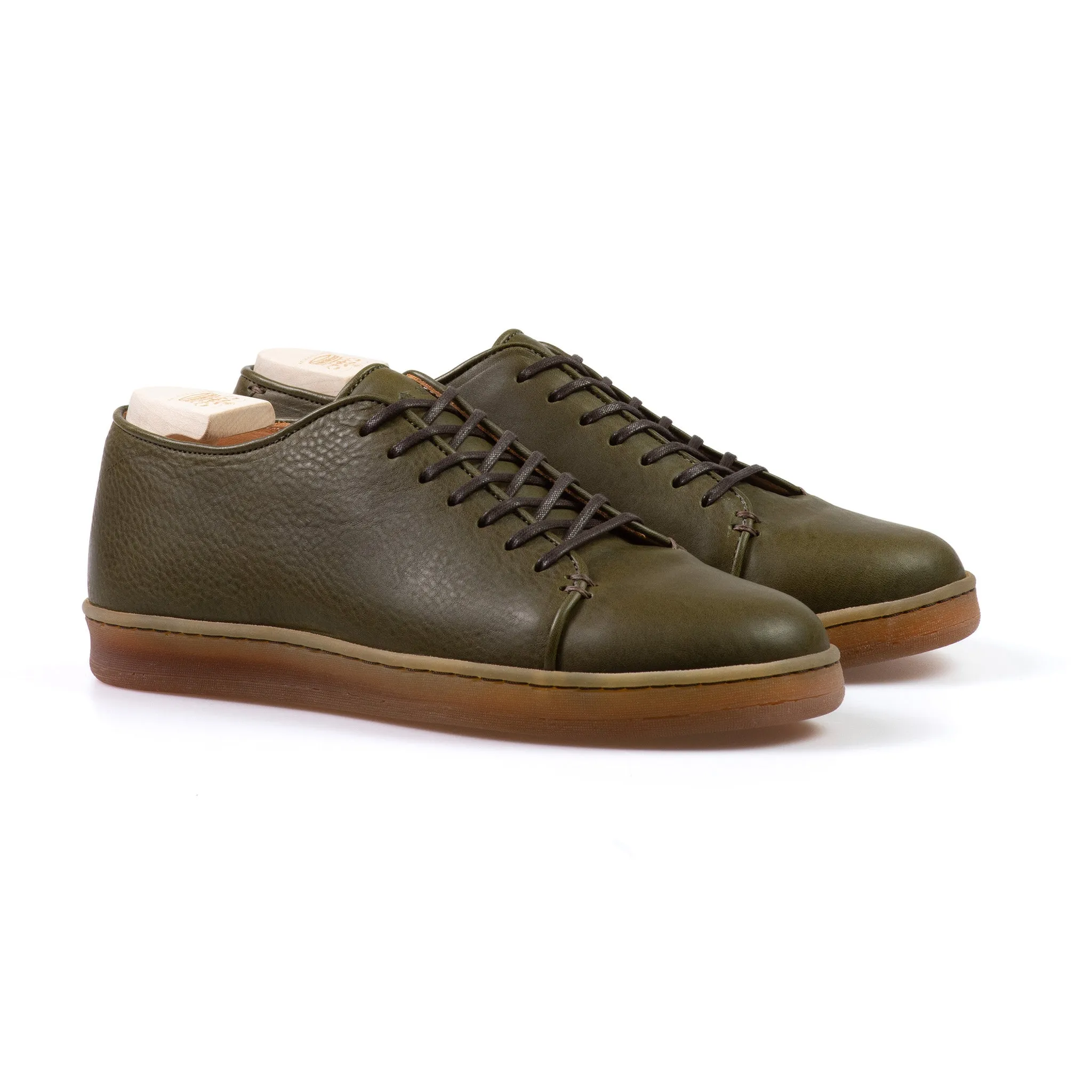 Harlestone Derby - Boîte Minerva Olive Badalassi