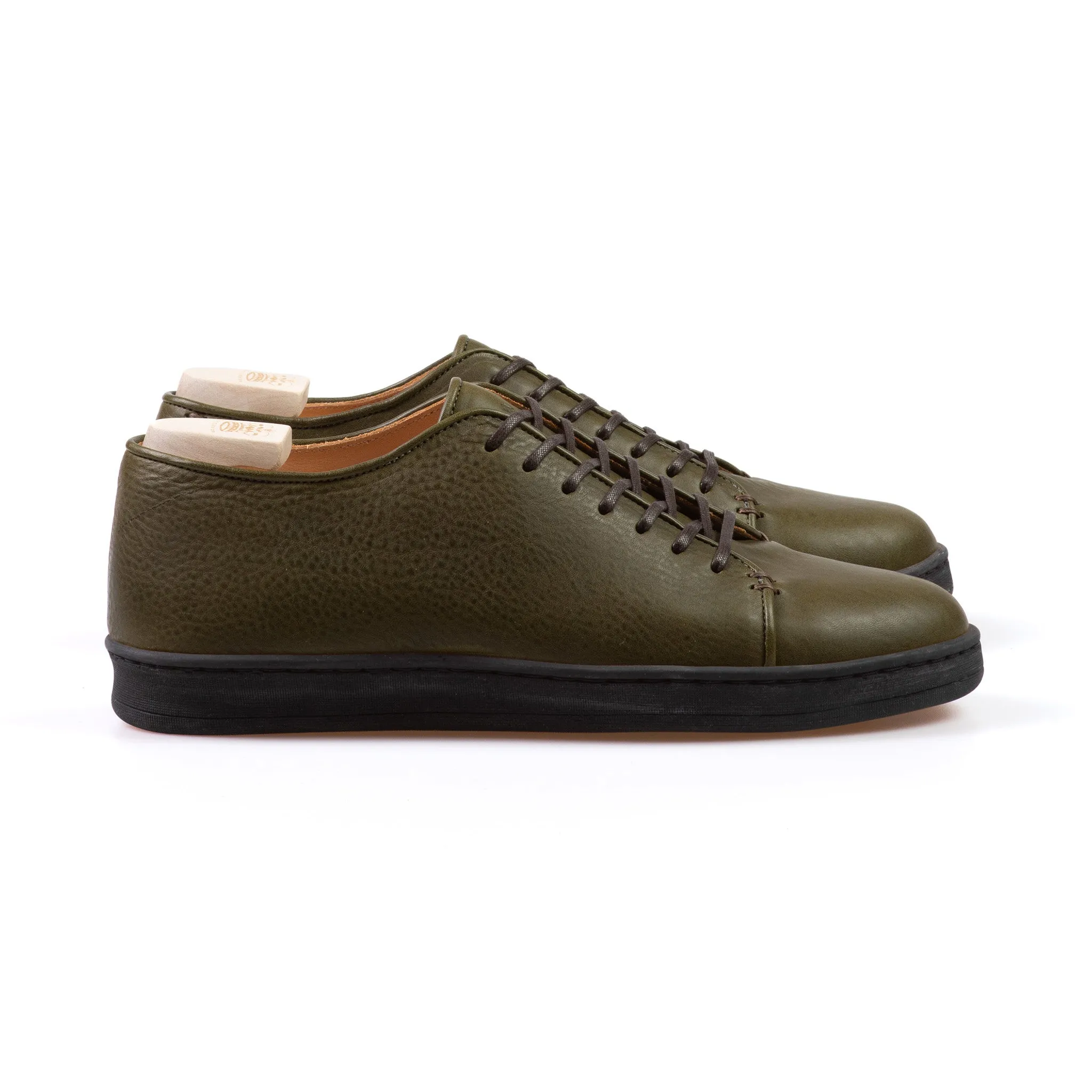 Harlestone Derby - Boîte Minerva Olive Badalassi