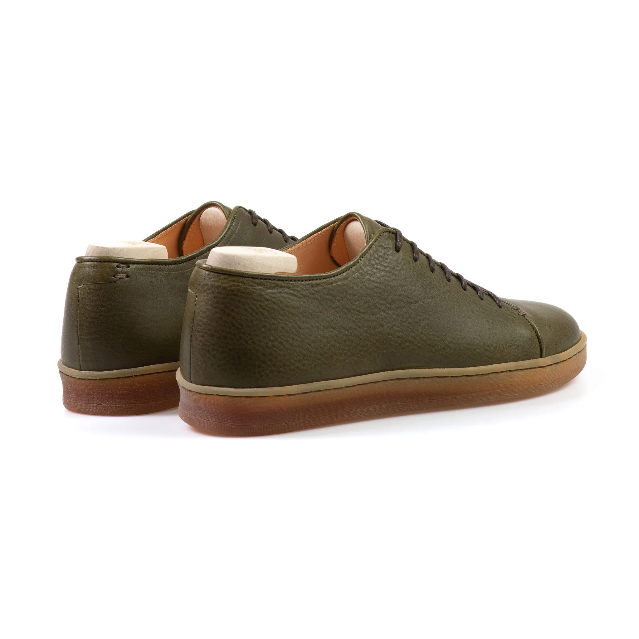 Harlestone Derby - Boîte Minerva Olive Badalassi