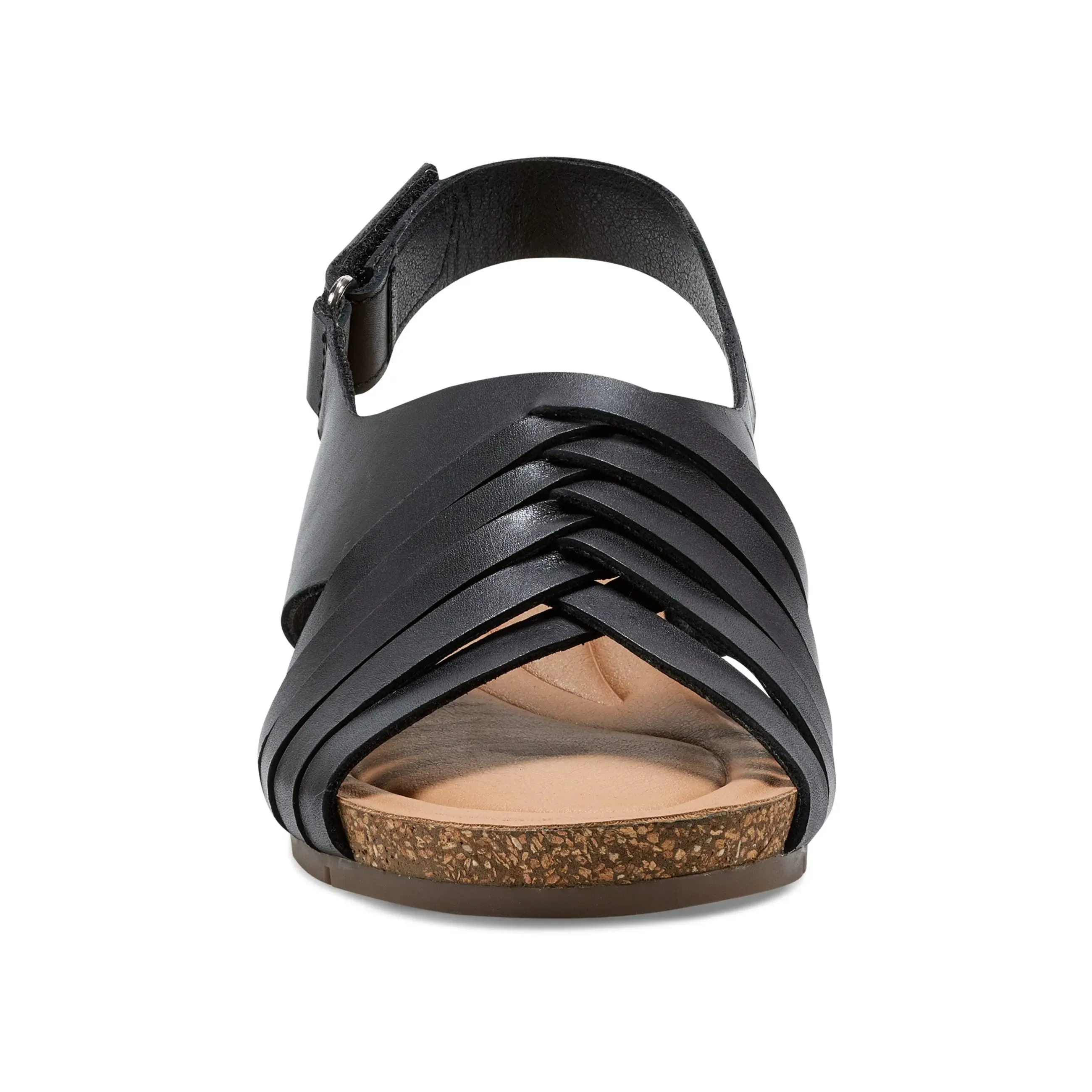 Sandales habillées à bout rond et talon empilé Hartie