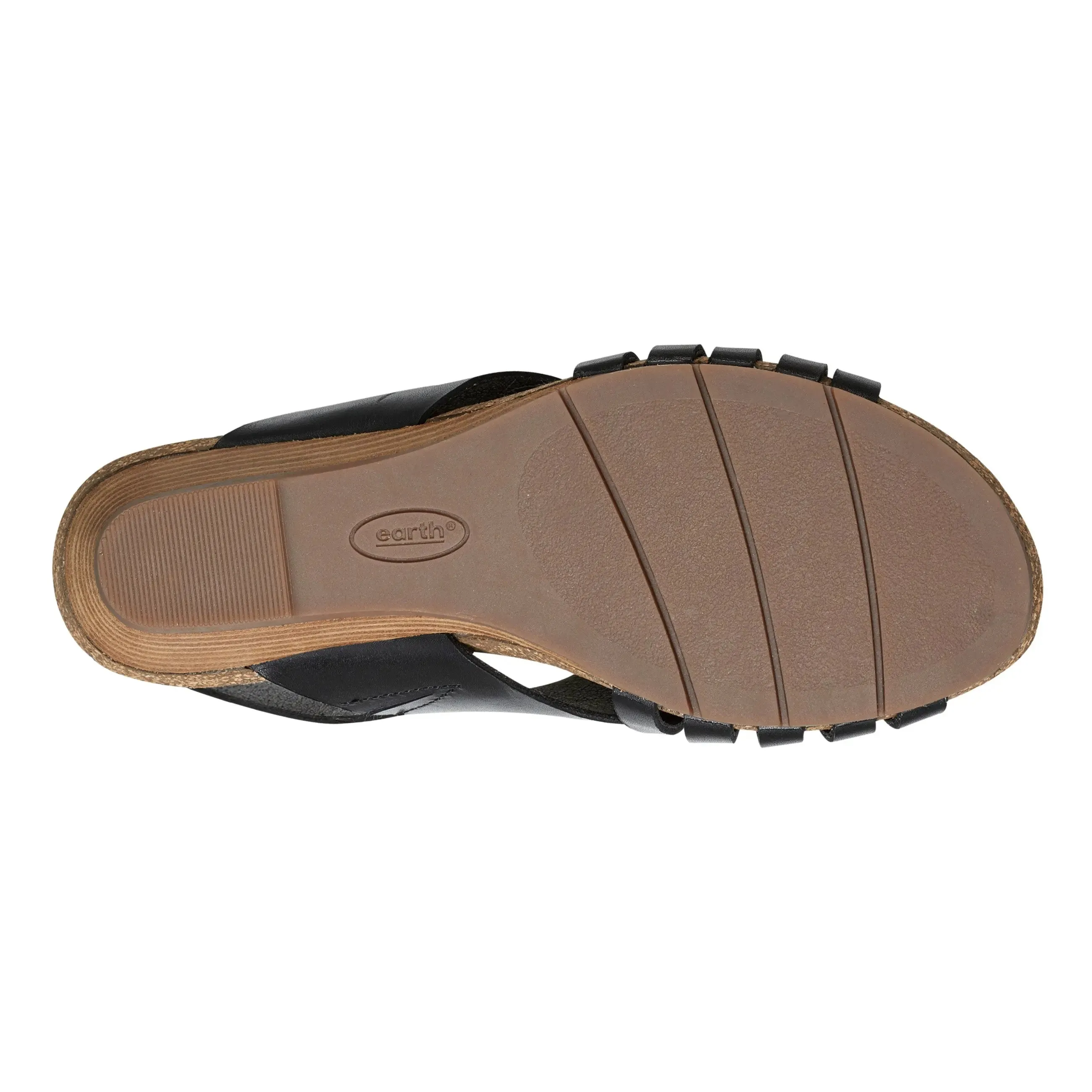 Sandales habillées à bout rond et talon empilé Hartie
