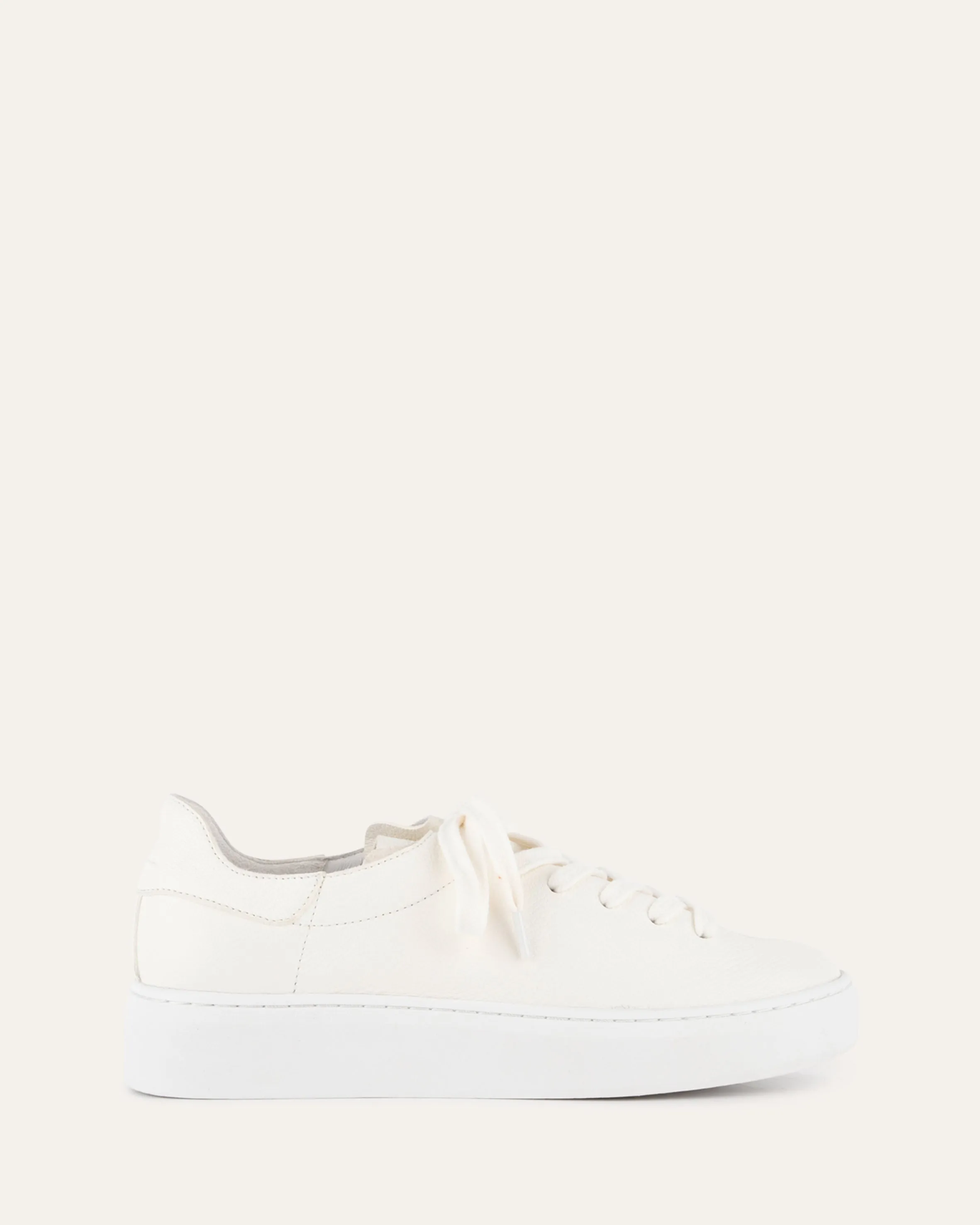 BASKETS HEAT EN CUIR BLANC OFF-WHITE