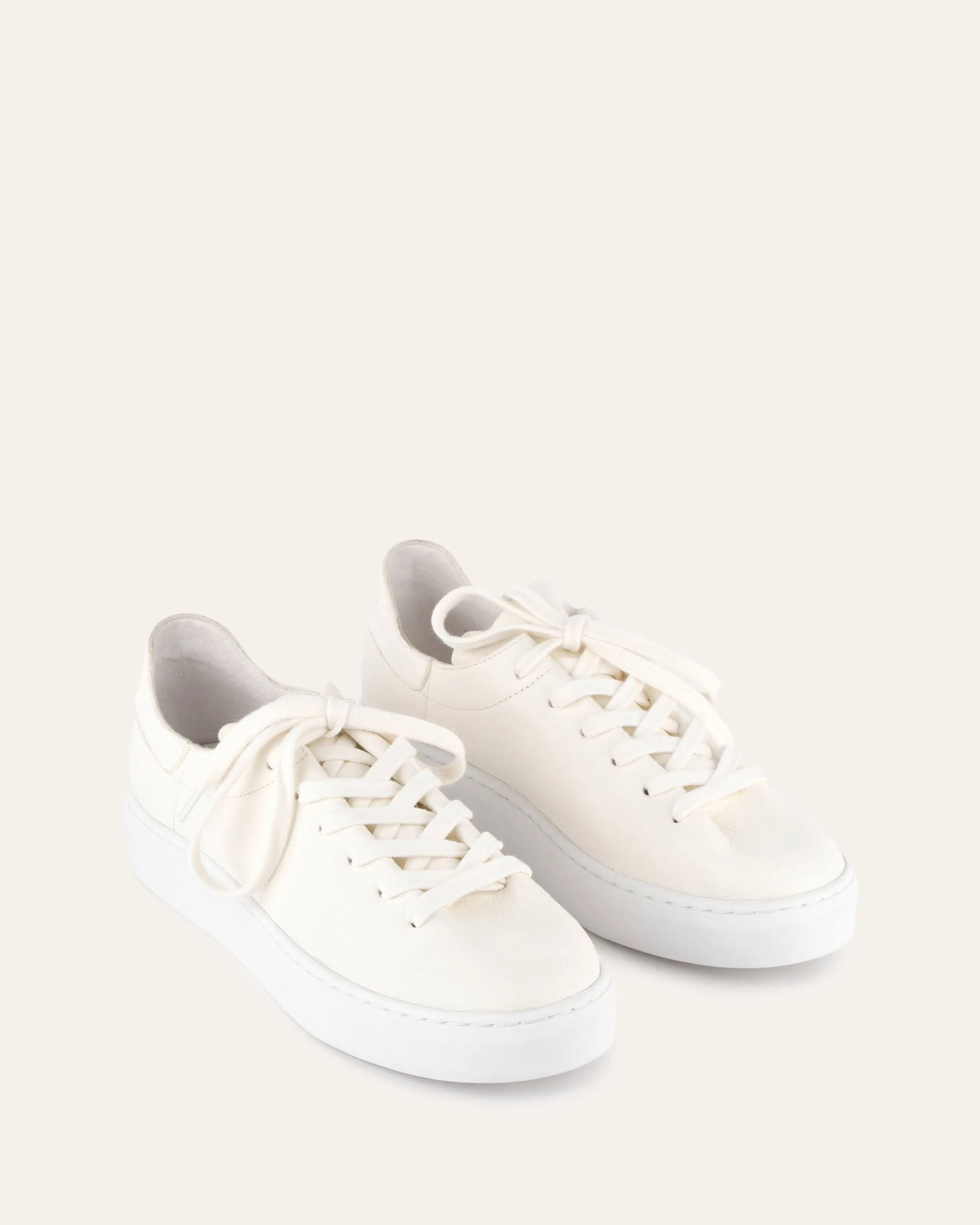 BASKETS HEAT EN CUIR BLANC OFF-WHITE