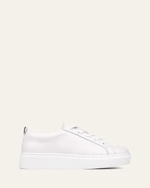 HILDA SNEAKERS CUIR BLANC