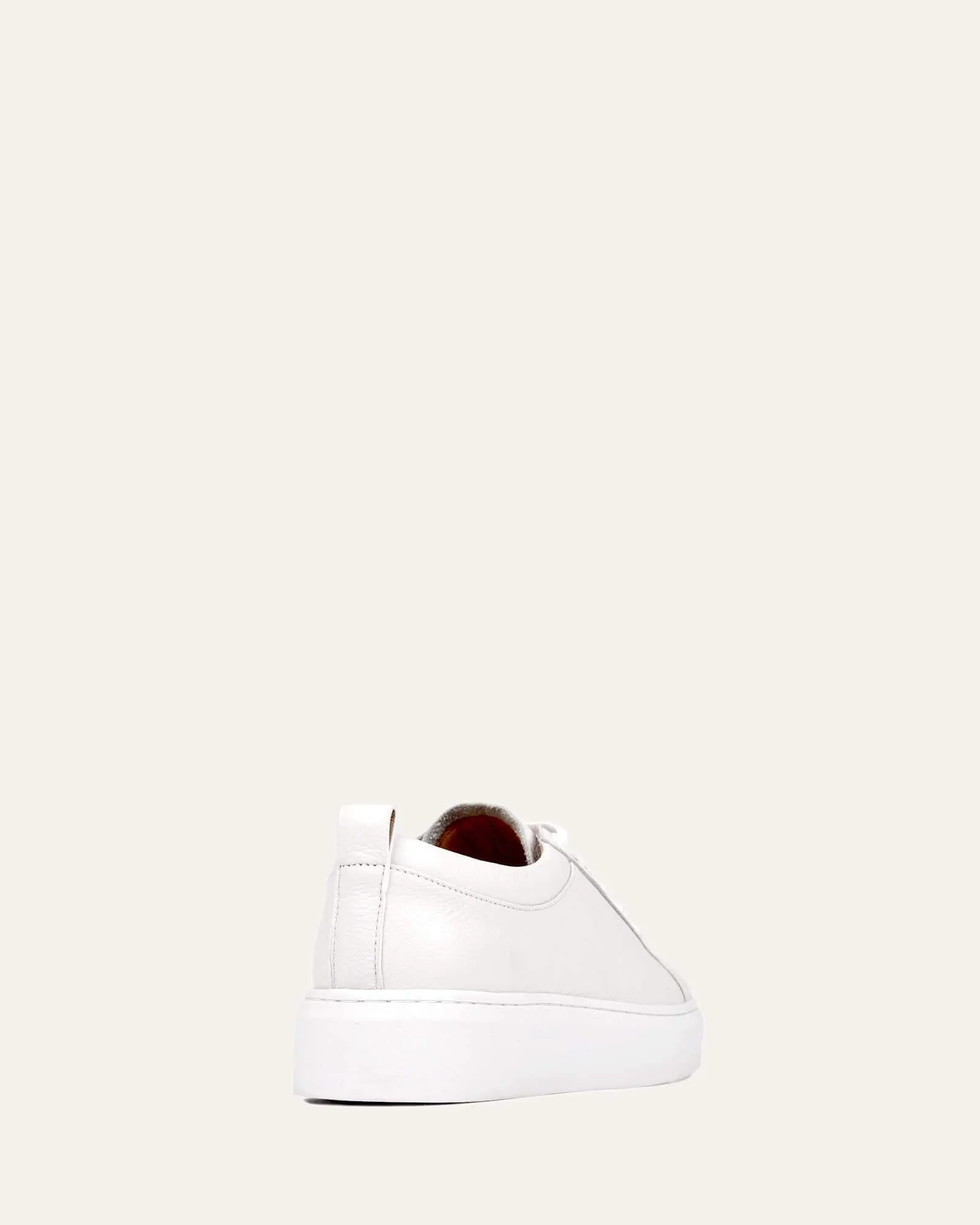 HILDA SNEAKERS CUIR BLANC