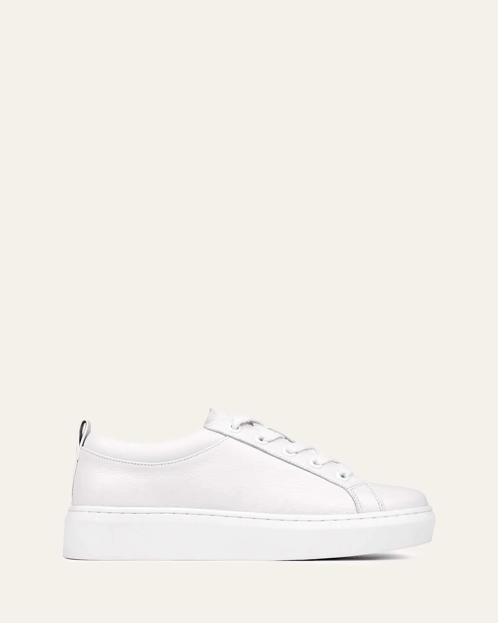 HILDA SNEAKERS CUIR BLANC