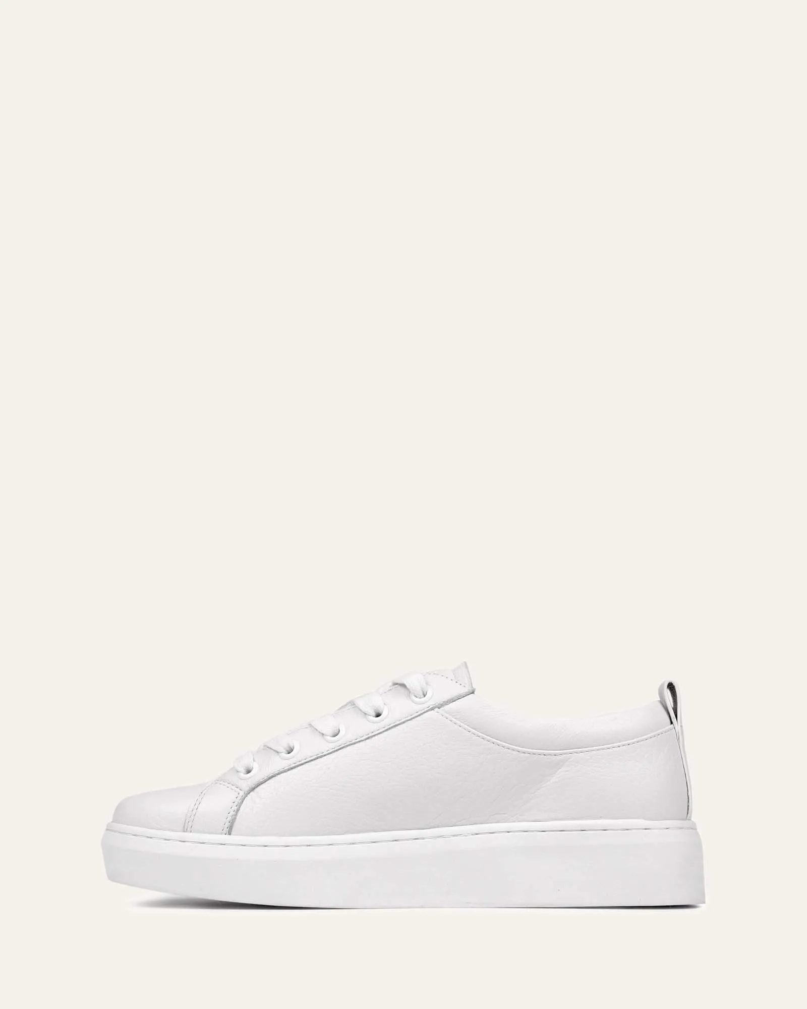 HILDA SNEAKERS CUIR BLANC