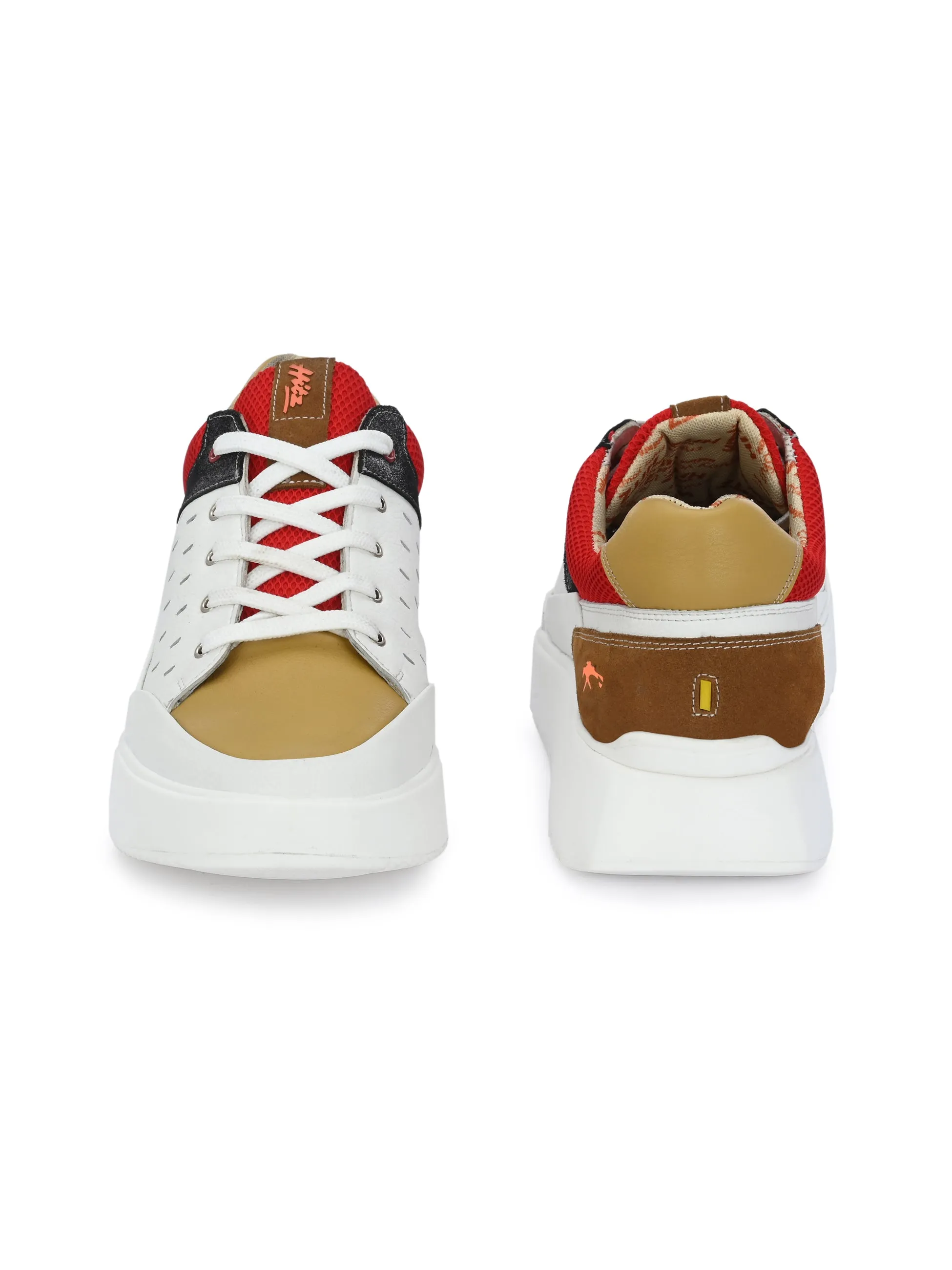 HITZ301 - Chaussures de course décontractées blanches pour hommes