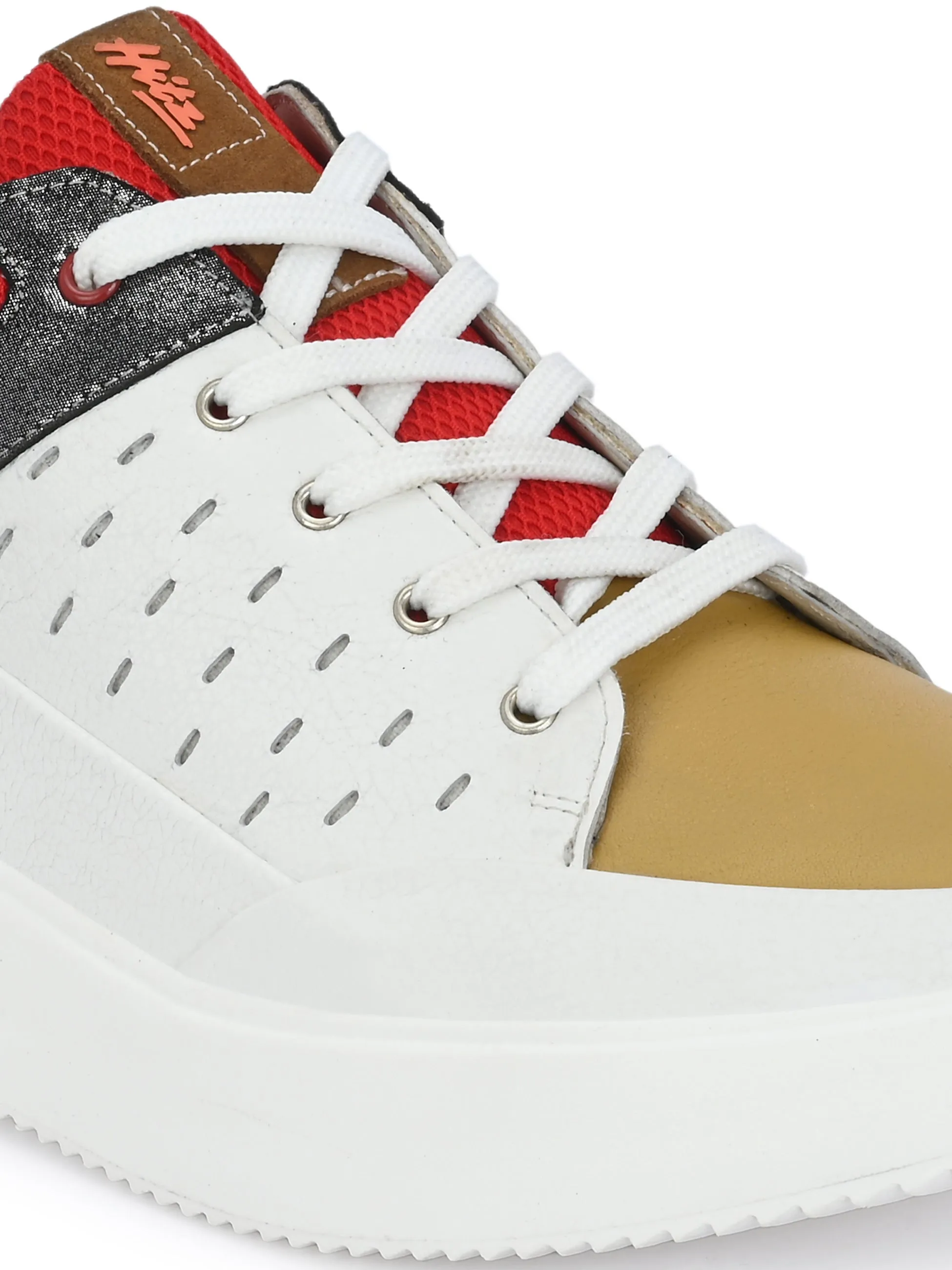 HITZ301 - Chaussures de course décontractées blanches pour hommes