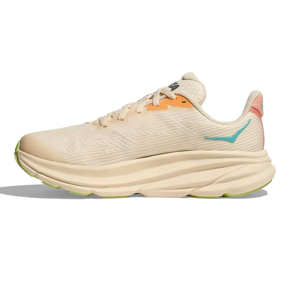 Hoka One One Chaussures Femme Clifton 9 Vanille/Astral Hoka One One