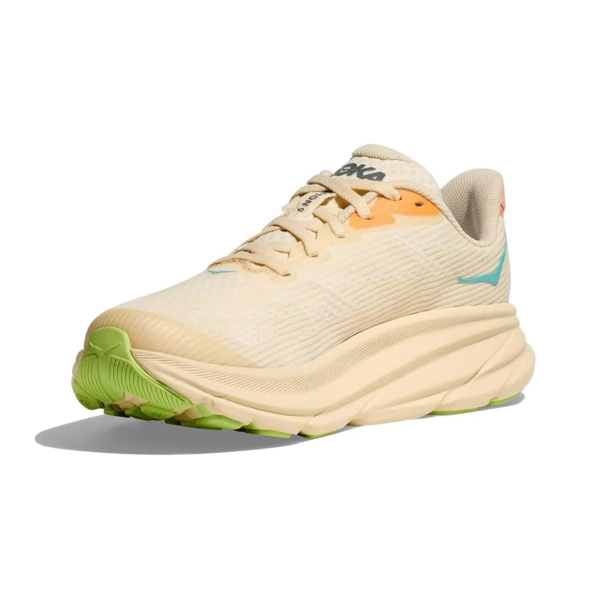 Hoka One One Chaussures Femme Clifton 9 Vanille/Astral Hoka One One