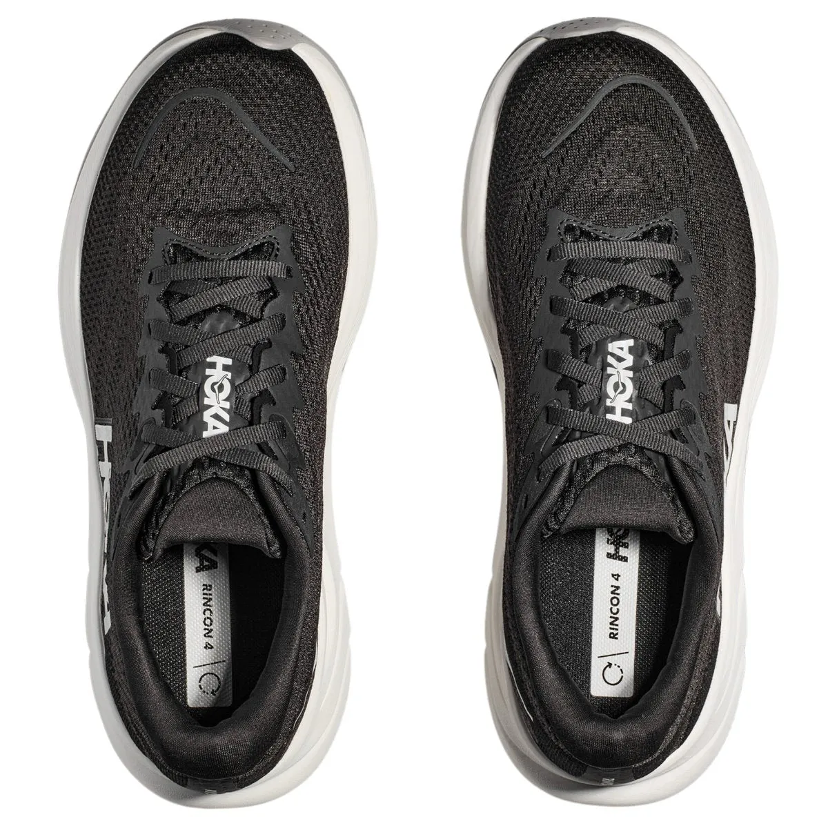 Hoka One One Femme Rincon 4 Noir/Blanc Chaussures Hoka One One